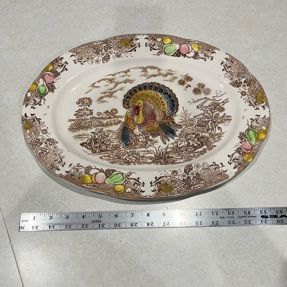 Vintage Trimontware Turkey Platter - 26”